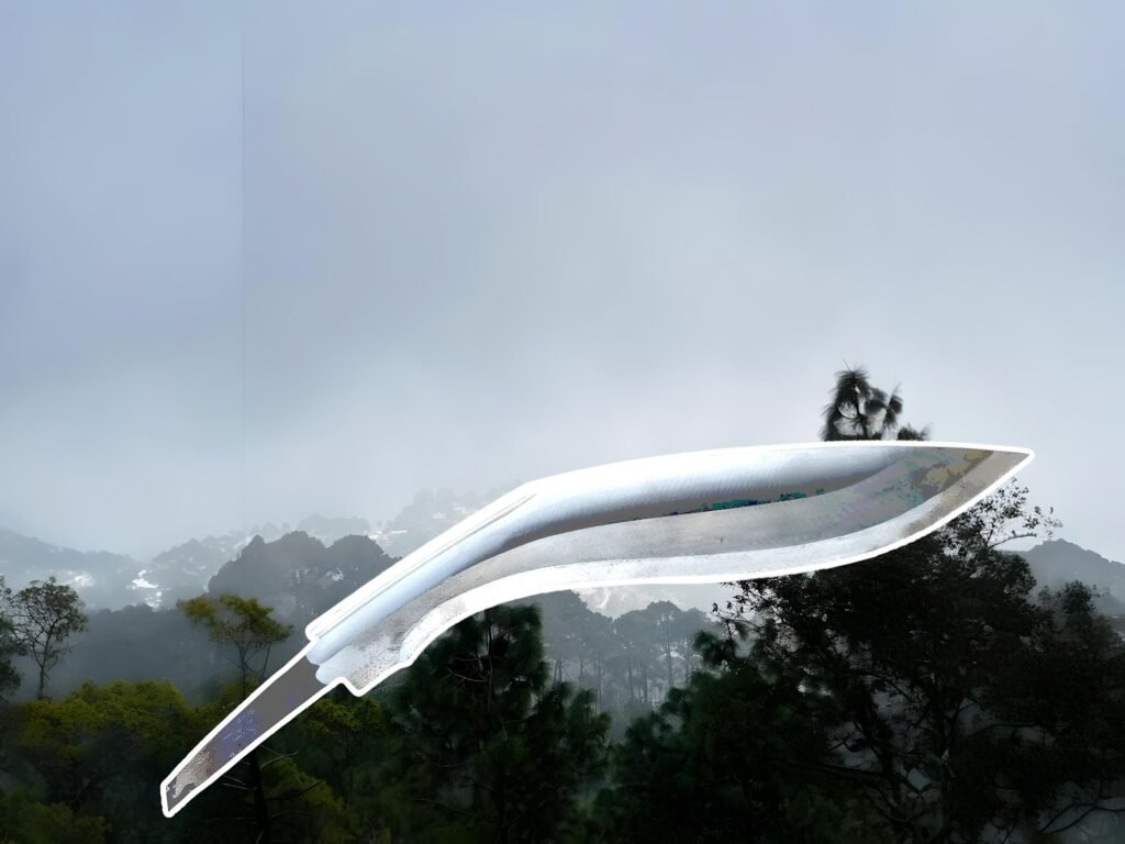 Unfinished Angkhola Kukri with deep fuller without handle