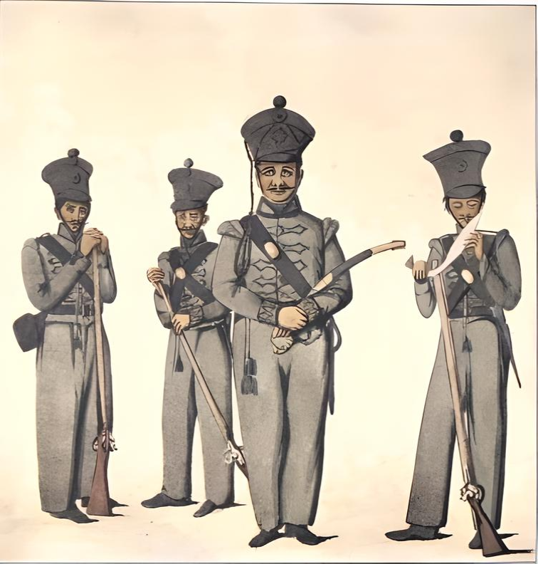 Gurkhas with their Khukuris, Subathu Regiment