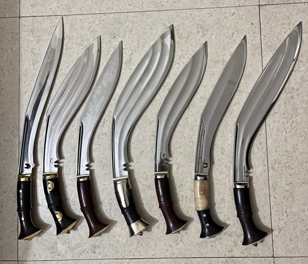 Different Fuller type Kukris