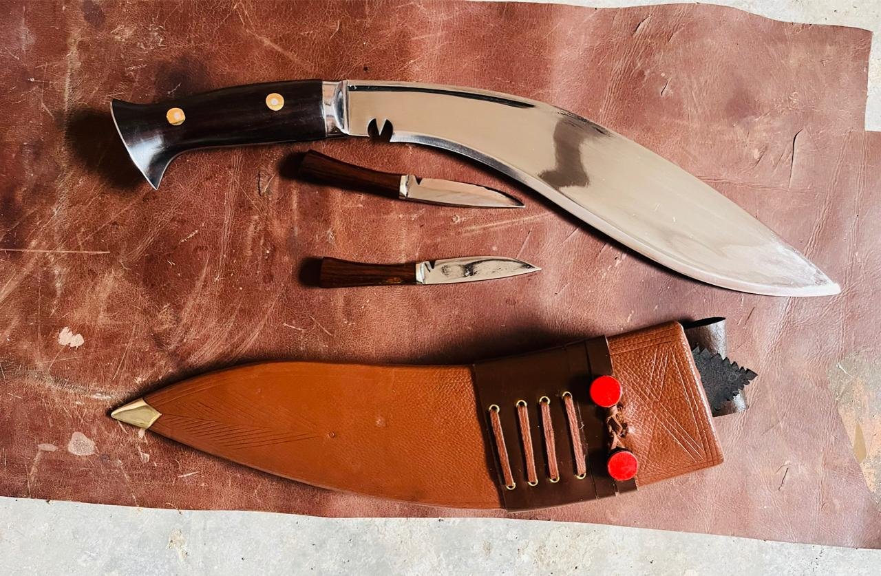 Best Kukri knife M43 chopping woods forged in Nepal hand forged
